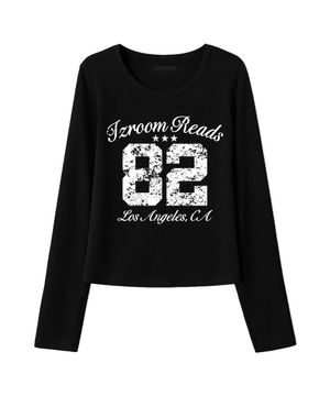 엘에이 82 슬림핏 롱슬리브 (블랙)