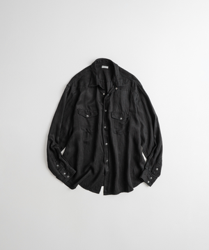 DYED CUPRO WESTERN SHIRTS anthracite