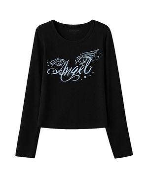 엔젤 윙스 슬림핏 롱슬리브 (블랙)