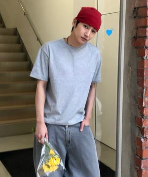 크롭 오버핏 데일리 반팔 티셔츠 - 3color