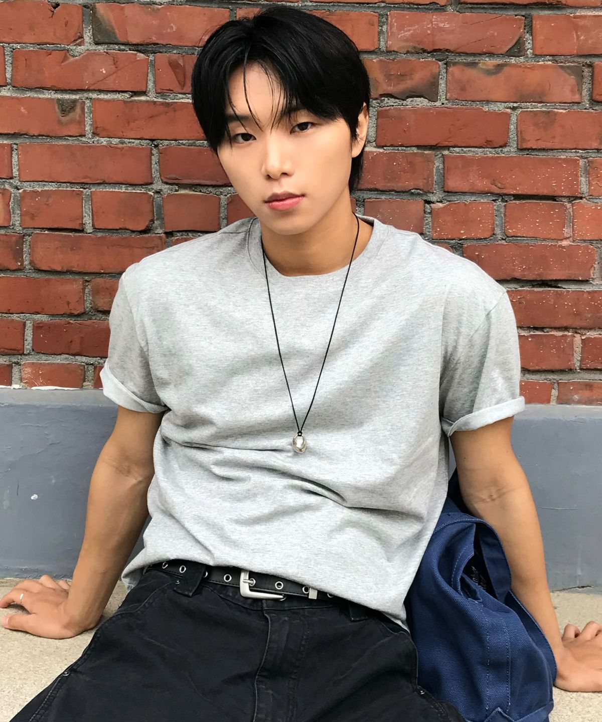 마인드브릿지(MINDBRIDGE) 크롭 오버핏 데일리 반팔 티셔츠 - 3color
