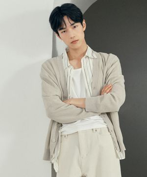 [COUTURE]린넨 혼방 오버핏 가디건 - 3color