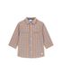 W Plaid 3/4 Sleeve Shirt Orange