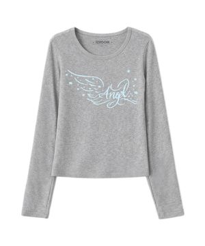 소프트 엔젤 슬림핏 롱슬리브 (그레이)