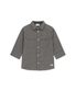 W Plaid 3/4 Sleeve Shirt Grey