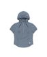 W Soar Half Zip Hooded Top Blue