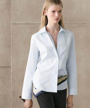 100% 코튼 포플린 셔츠