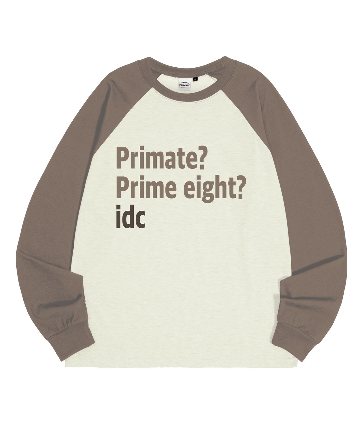 프라임에이트(PRIMATE) IDC 오버핏 래글런 롱 슬리브 5 COLORS