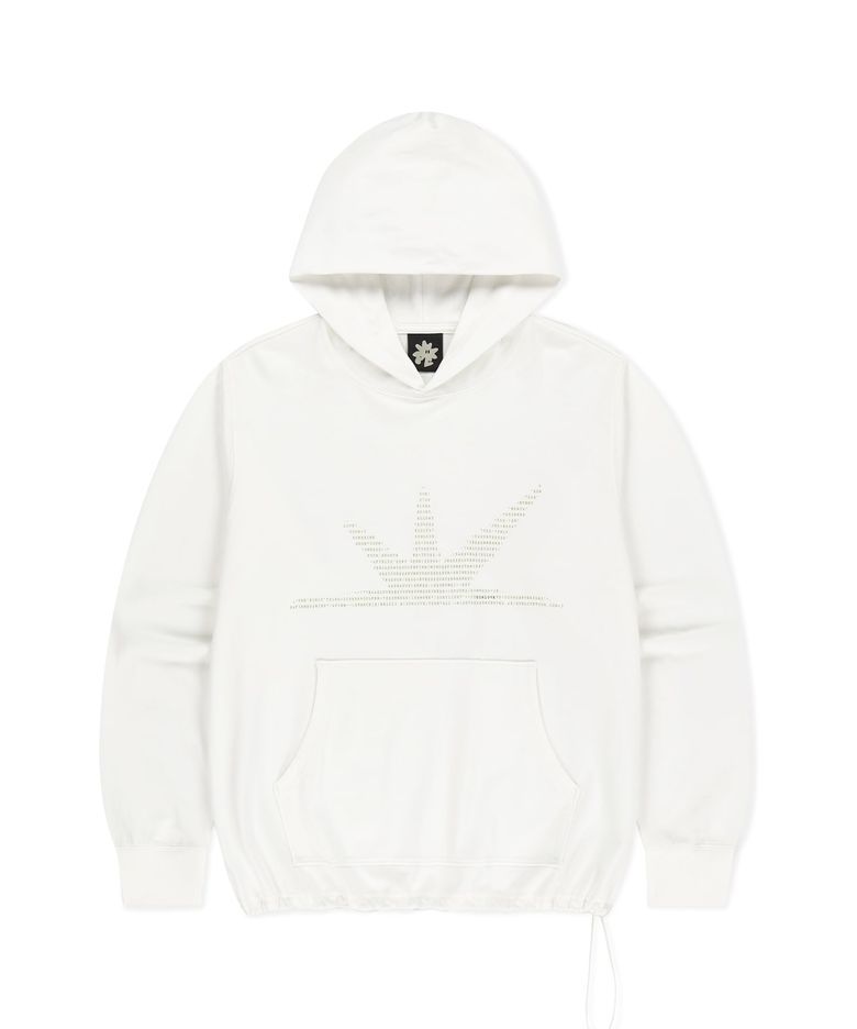 ASCII Daybreak LS Hooded Tee White