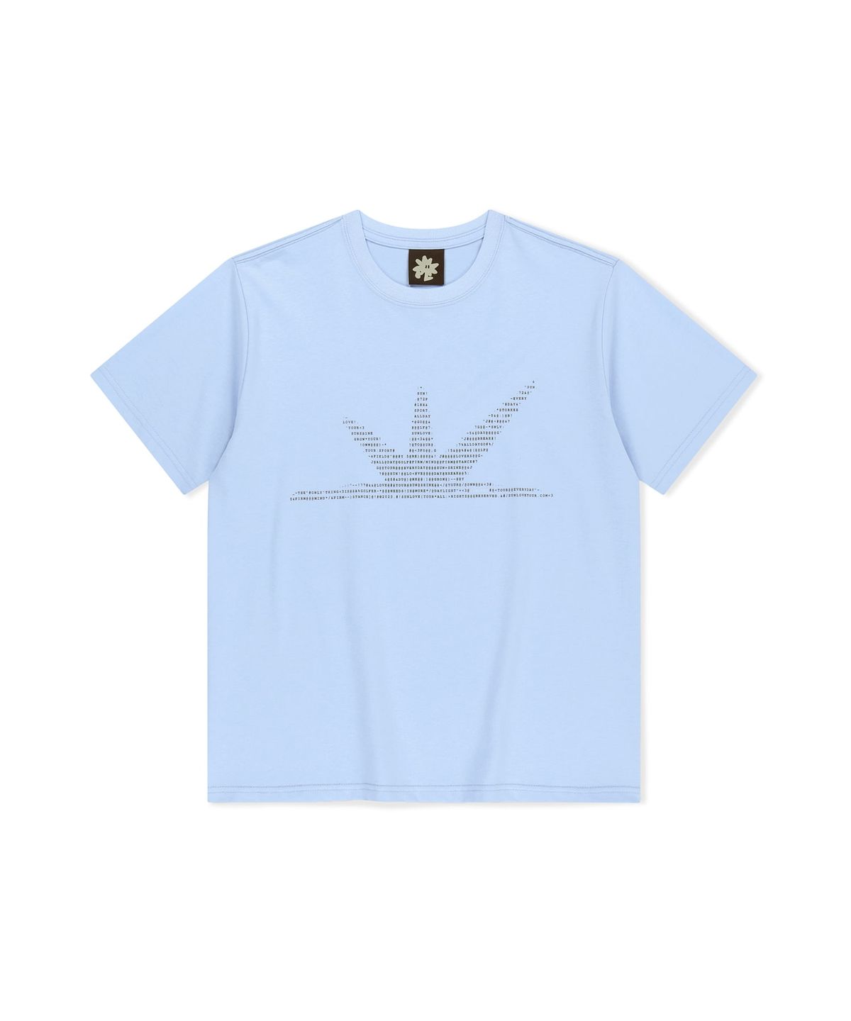 썬러브투어(SUNLOVETOUR) ASCII Daybreak Tee Light Blue