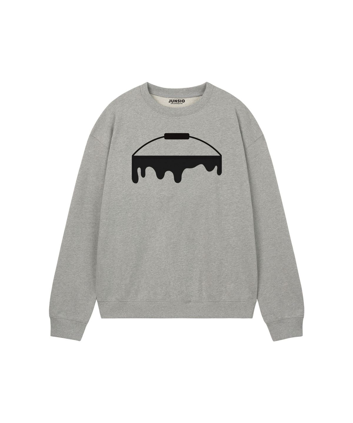 준시오(JUNSIO) GREY LOGO SWEATSHIRT