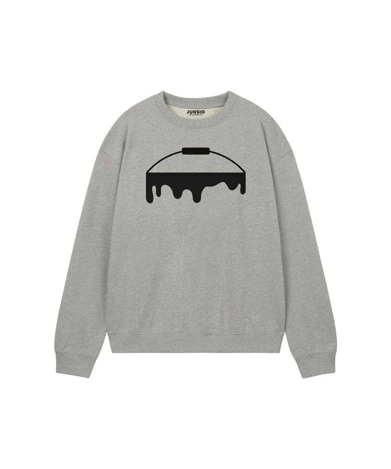 GREY LOGO SWEATSHIRT