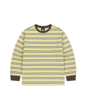 33 Stripe LS Tee Yellow