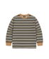 33 Stripe LS Tee Brown