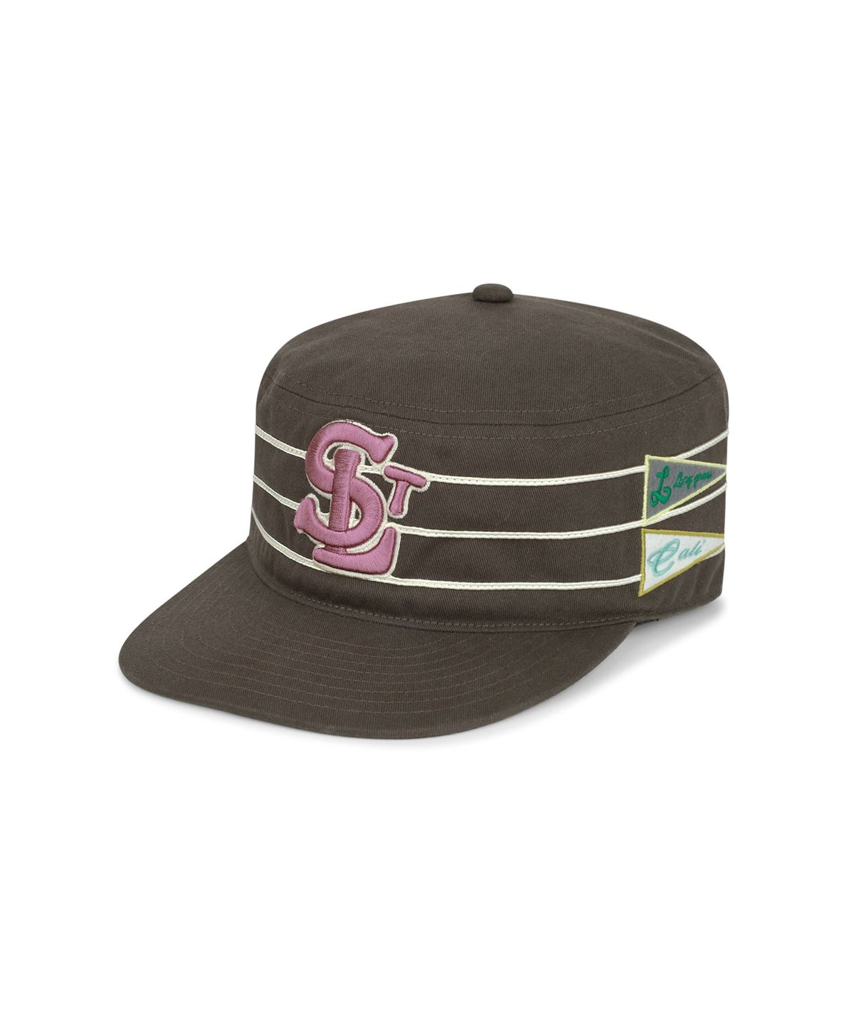 썬러브투어(SUNLOVETOUR) SLT Pillbox Cap Brown