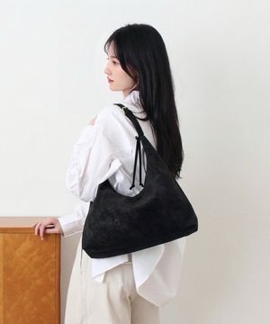 Soft Matte Hobo Bag - Black