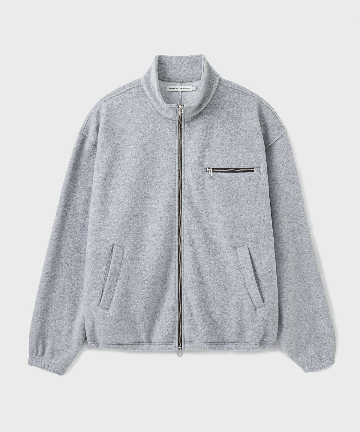 브랜디드(BRANDED) CITY FLEECE ZIP-UP JACKET [MELANGE GRAY]