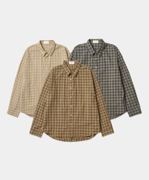 빈티지 모로 체크 셔츠