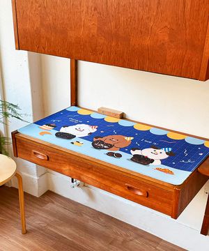 초코파티 뭉쓰리 데스크패드 마우스패드 장패드