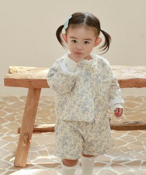 라일락 꽃향기에 행복한 순간 - 아기 봄자켓