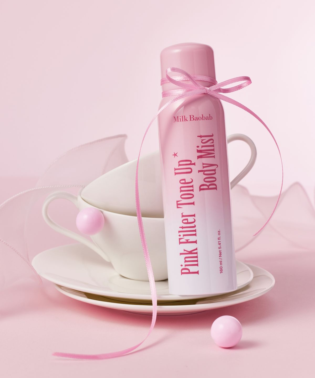 밀크바오밥(MILKBAOBAB) 핑크 필터 톤업 바디 미스트 160ml