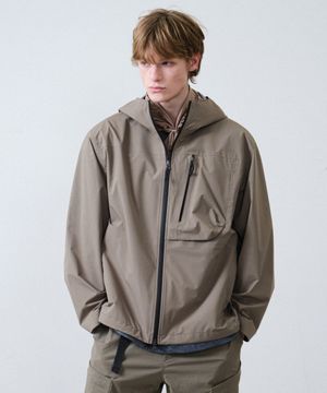 공용 에어라이트 3L 레인 자켓 (KHAKI)