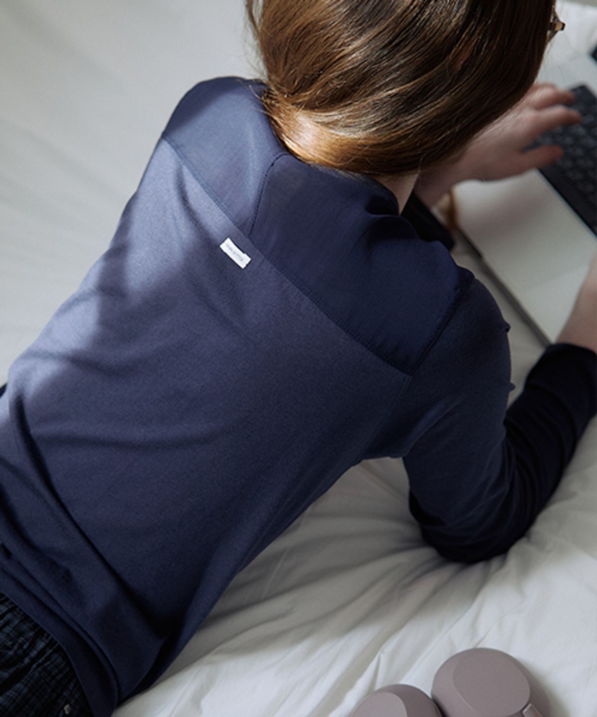 노운베러(KNOWNBETTER) Layered longsleeve T-shirt [KNSS06TS26]_Navy