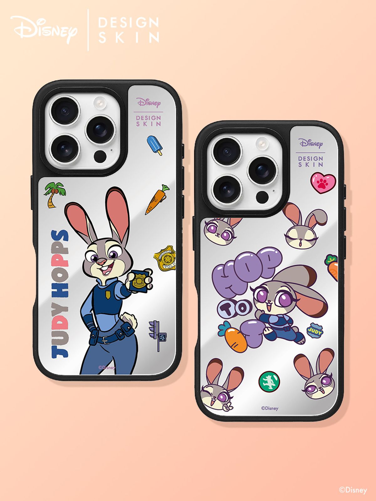디자인스킨(DESIGNSKIN) [그래픽마켓][디즈니] 맥세이프 미러 그래픽 케이스_주토피아2