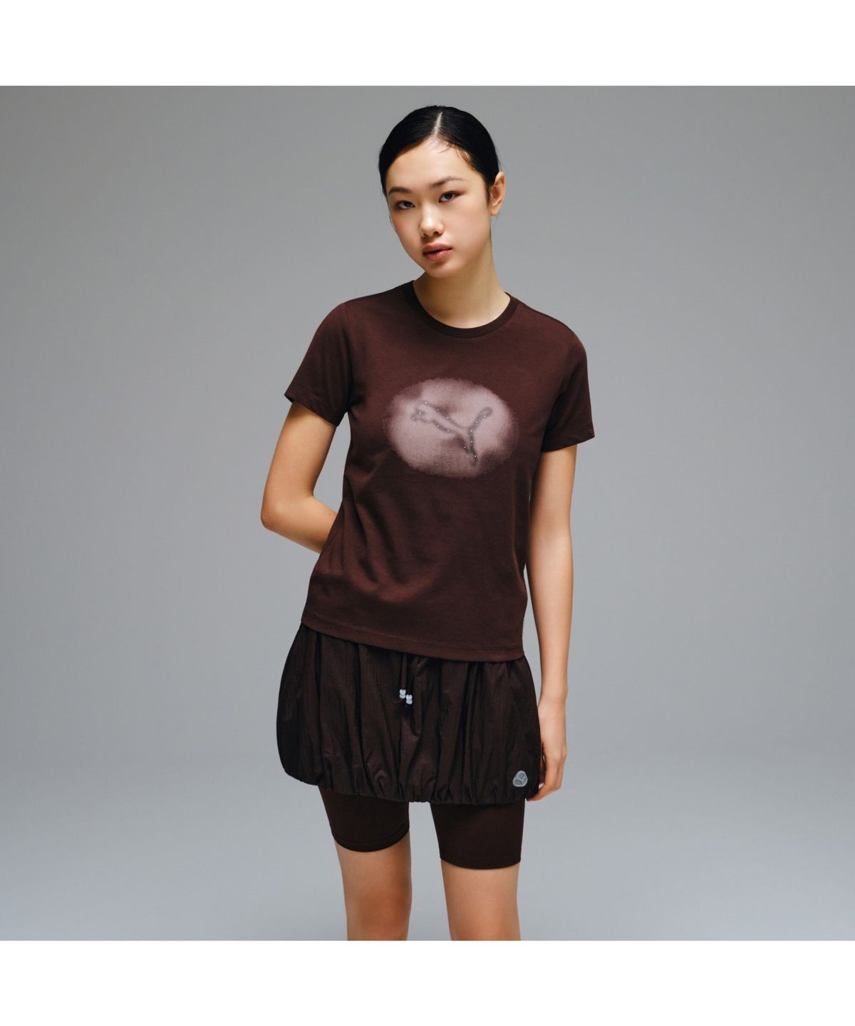 푸마(PUMA) 여성 캣 로고 반팔 티 W Cat Logo SST (52975402)
