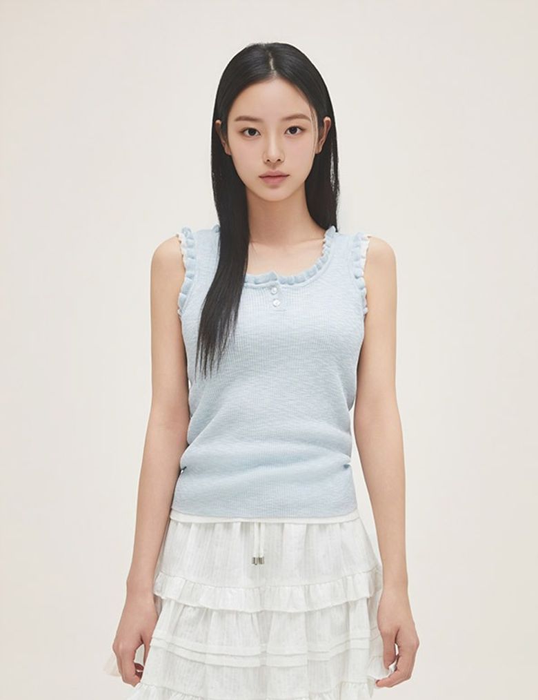 프릴 나시 스웨터 RMKAG24R11