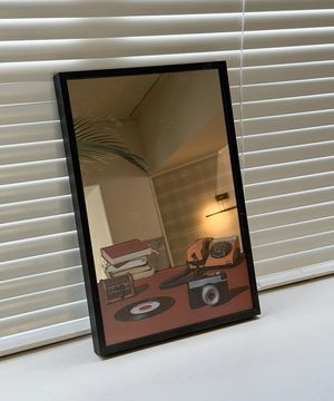 빈티지테이블 미러 탁상 거울