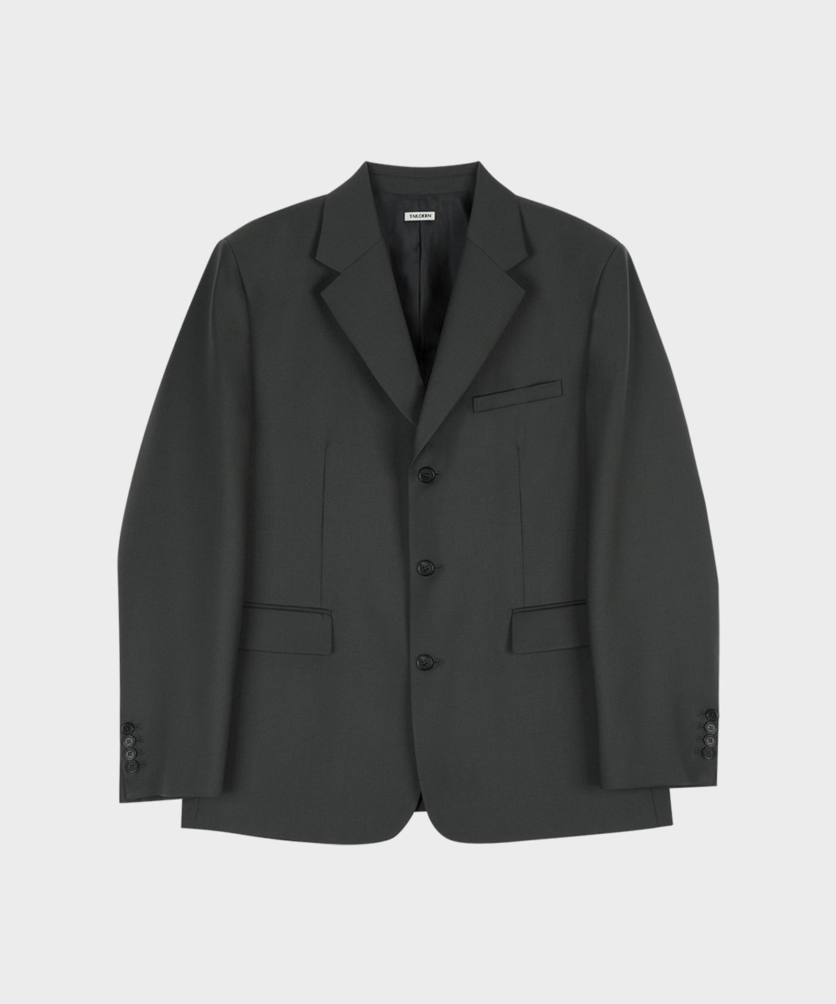 테일던(TAILDERN) 3 Button Tailored Jacket Grey