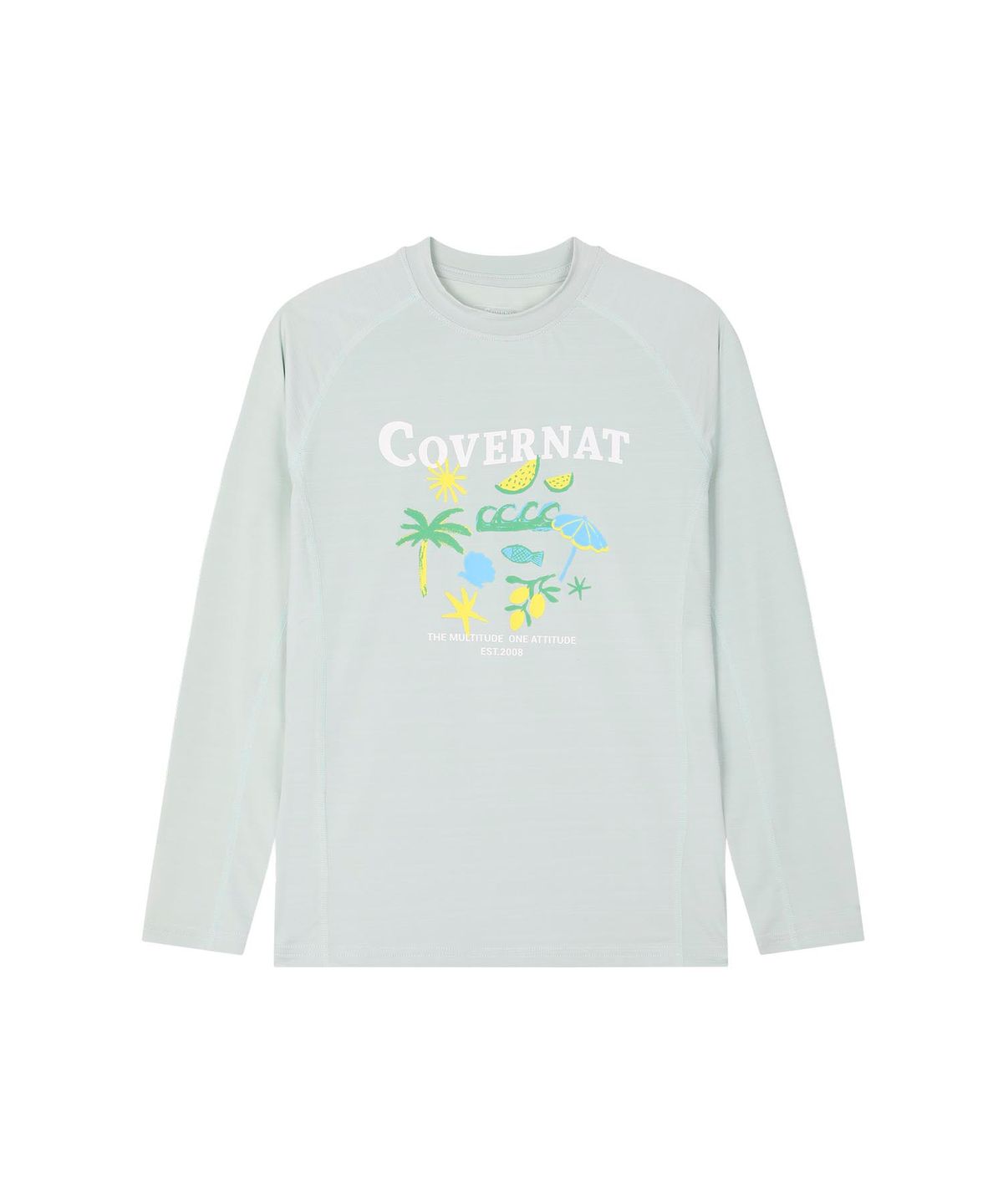 커버낫 키즈(COVERNAT KIDS) 아일랜드써머 래쉬가드 롱슬리브 민트 CK2602RG61MI