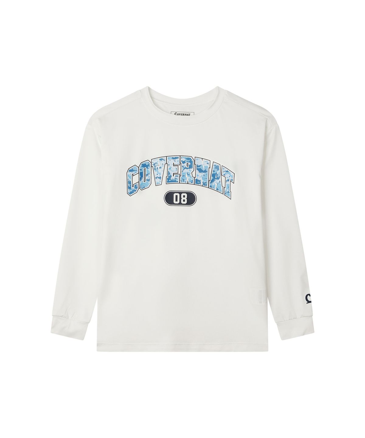 커버낫 키즈(COVERNAT KIDS) 패턴 아치로고 래쉬가드 아이보리 CK2602RG02IV