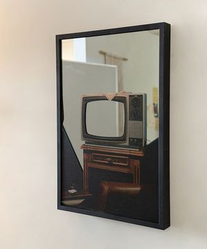 앤틱오피스 미러 탁상 거울