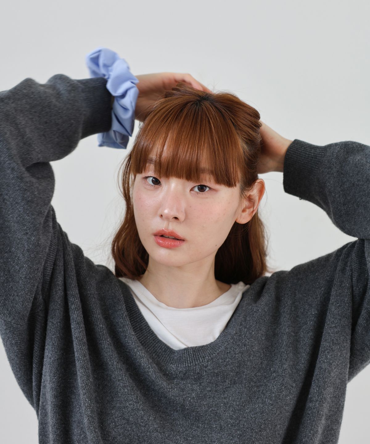 도넛바이닐샵(DONUTVINYLSHOP) breeze scrunchie (3colors)