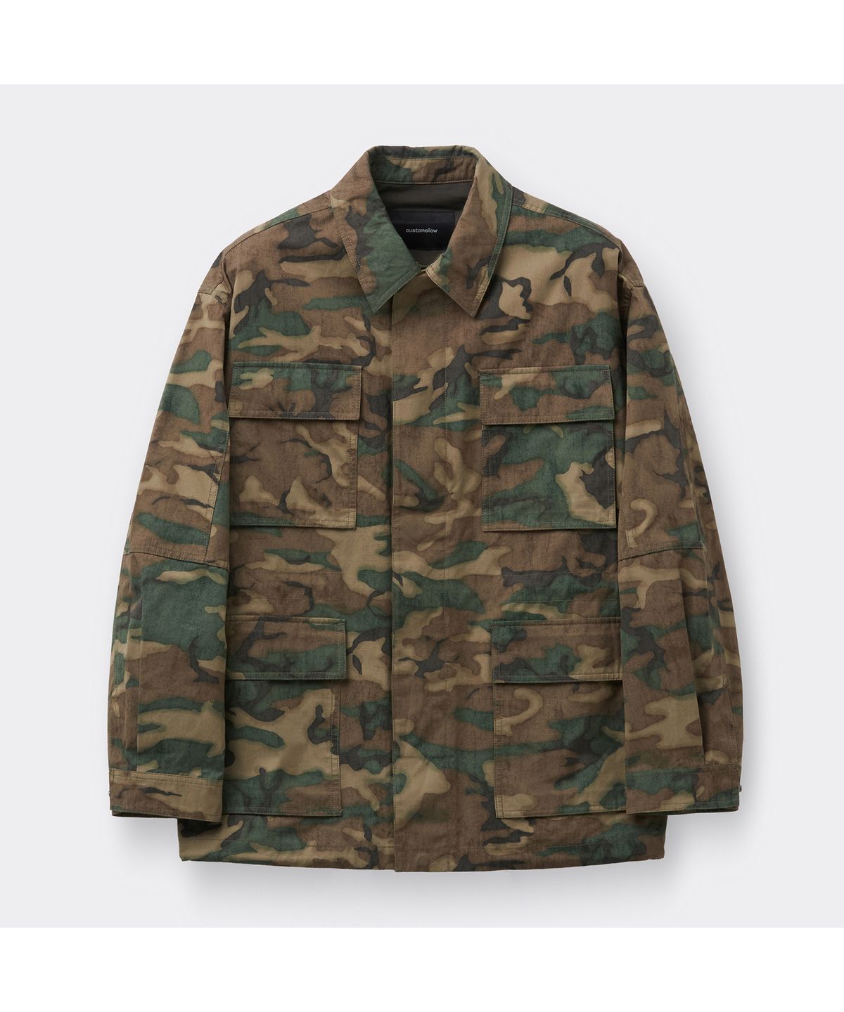 커스텀멜로우(CUSTOMELLOW) Green Camouflage BDU Jacket CWJAM26321GRX