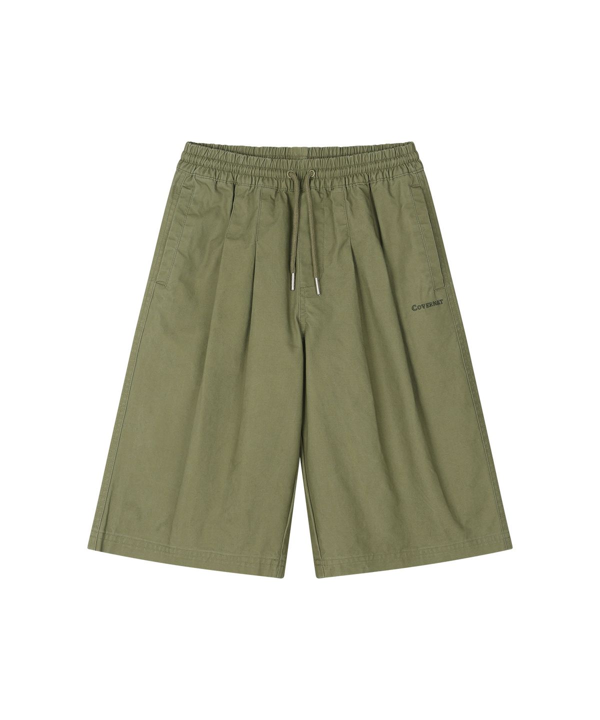 커버낫 키즈(COVERNAT KIDS) 워드마크 버뮤다 우븐팬츠 올리브 CK2602SO23OL