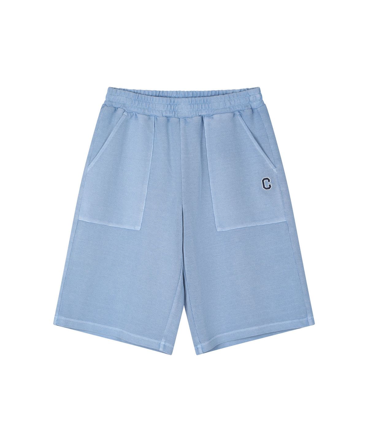 커버낫 키즈(COVERNAT KIDS) C로고 빅포켓 스웻팬츠 블루 CK2602JS44BL