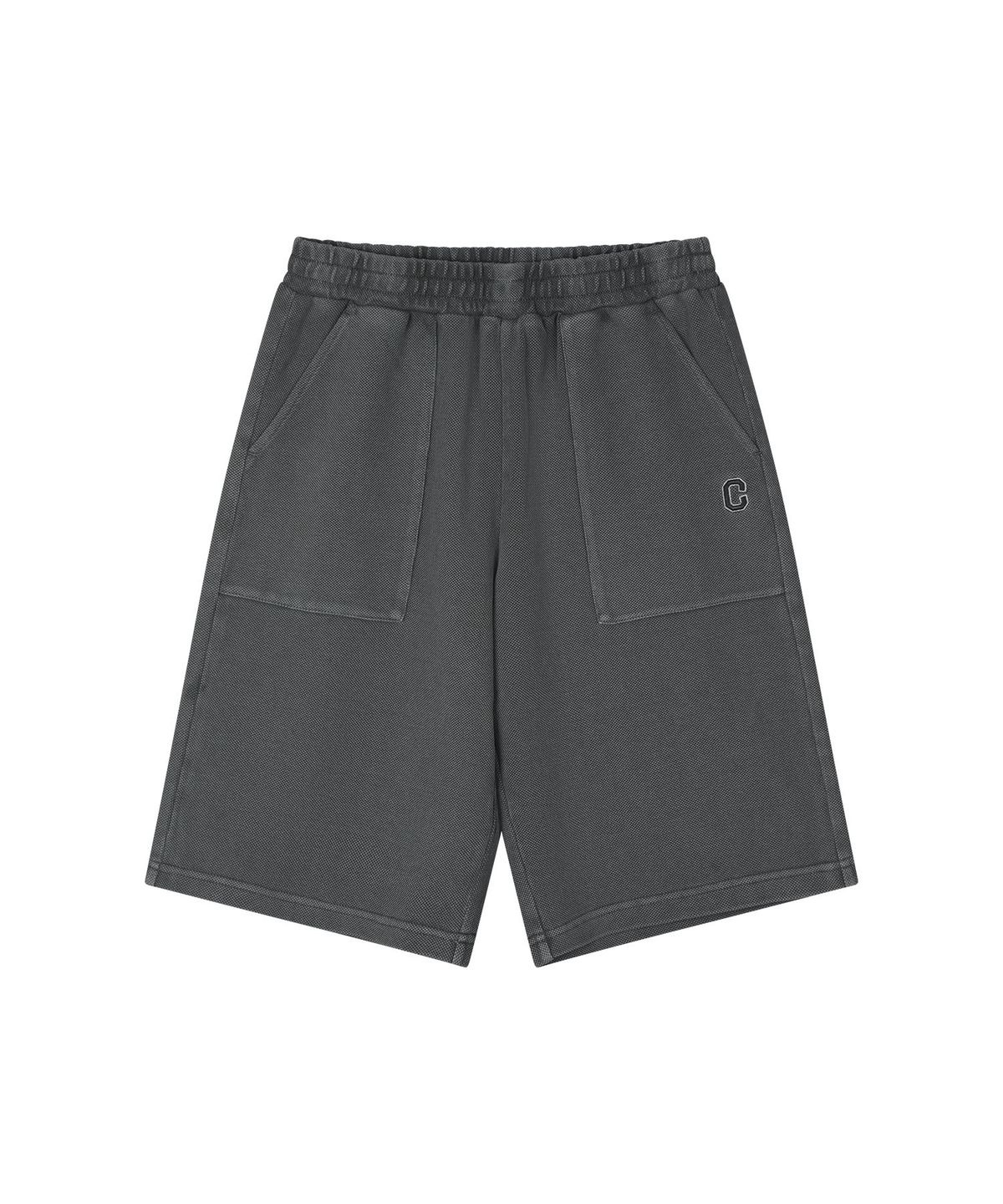 커버낫 키즈(COVERNAT KIDS) C로고 빅포켓 스웻팬츠 차콜 CK2602JS44CH