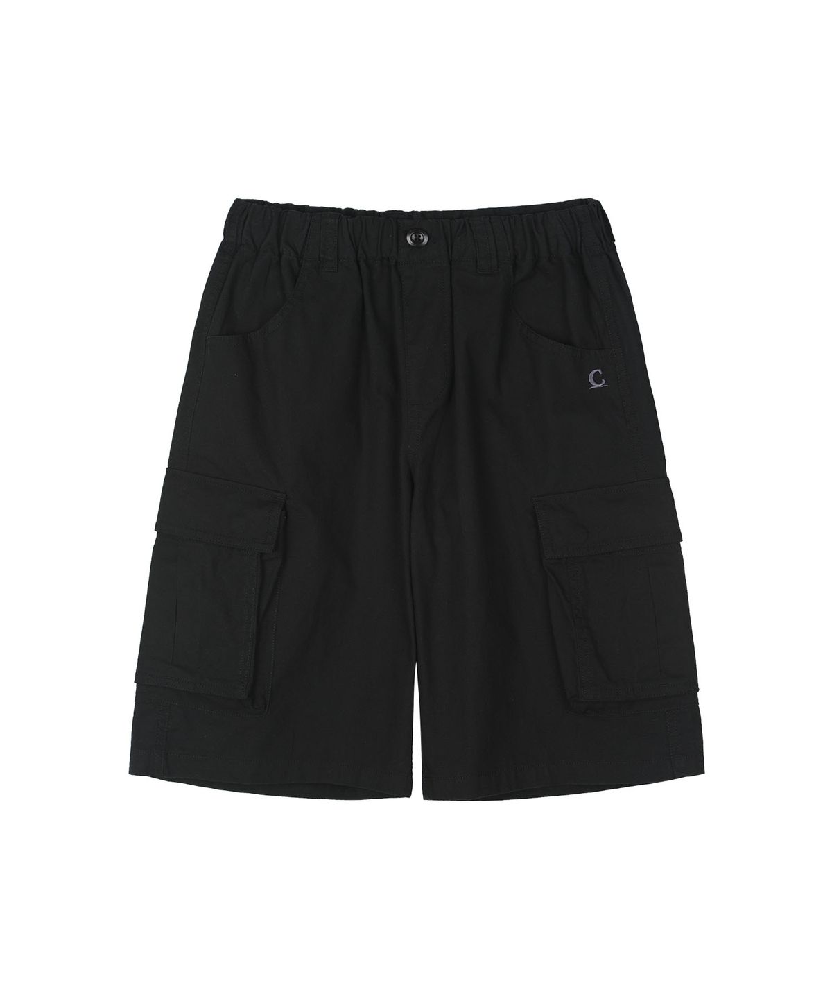 커버낫 키즈(COVERNAT KIDS) 카고 버뮤다 우븐팬츠 블랙 CK2602SO43BK