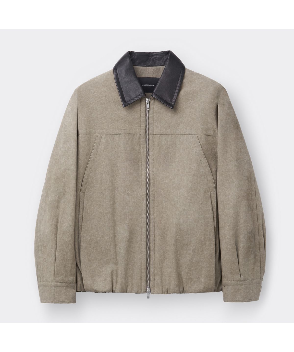 커스텀멜로우(CUSTOMELLOW) Beige Cotton Collar Jacket CWUAS26212BEX