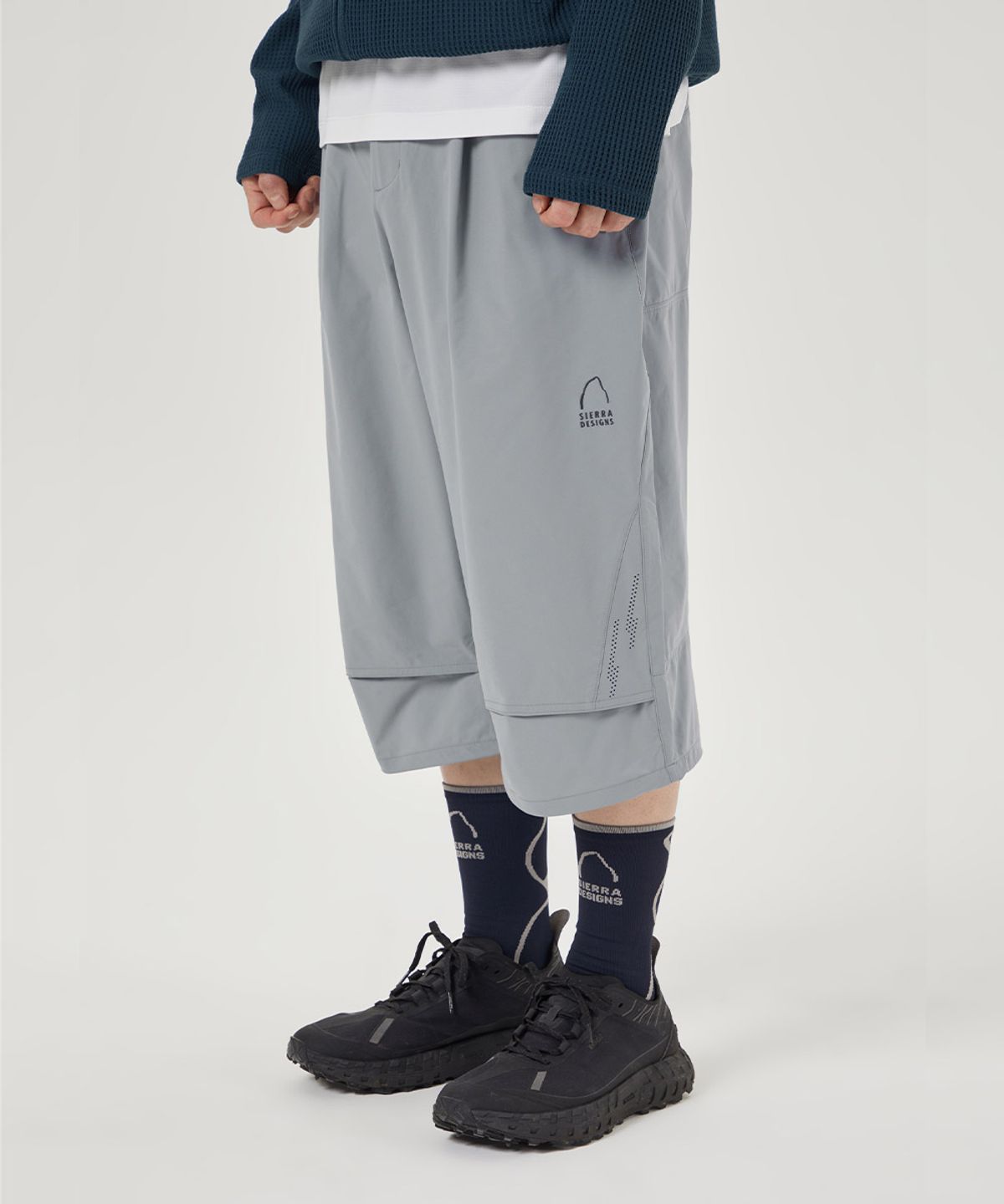 시에라디자인(SIERRA DESIGNS) 키아바(KIAVAH) 라이트 소프트쉘 6부 팬츠 GREY