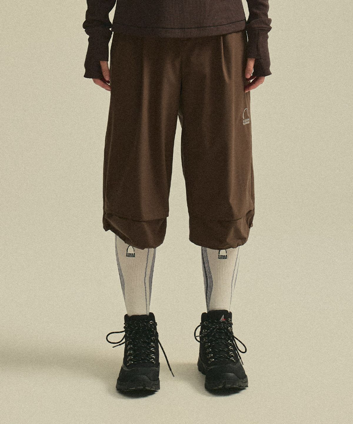 시에라디자인(SIERRA DESIGNS) 키아바(KIAVAH) 라이트 소프트쉘 6부 팬츠 BROWN