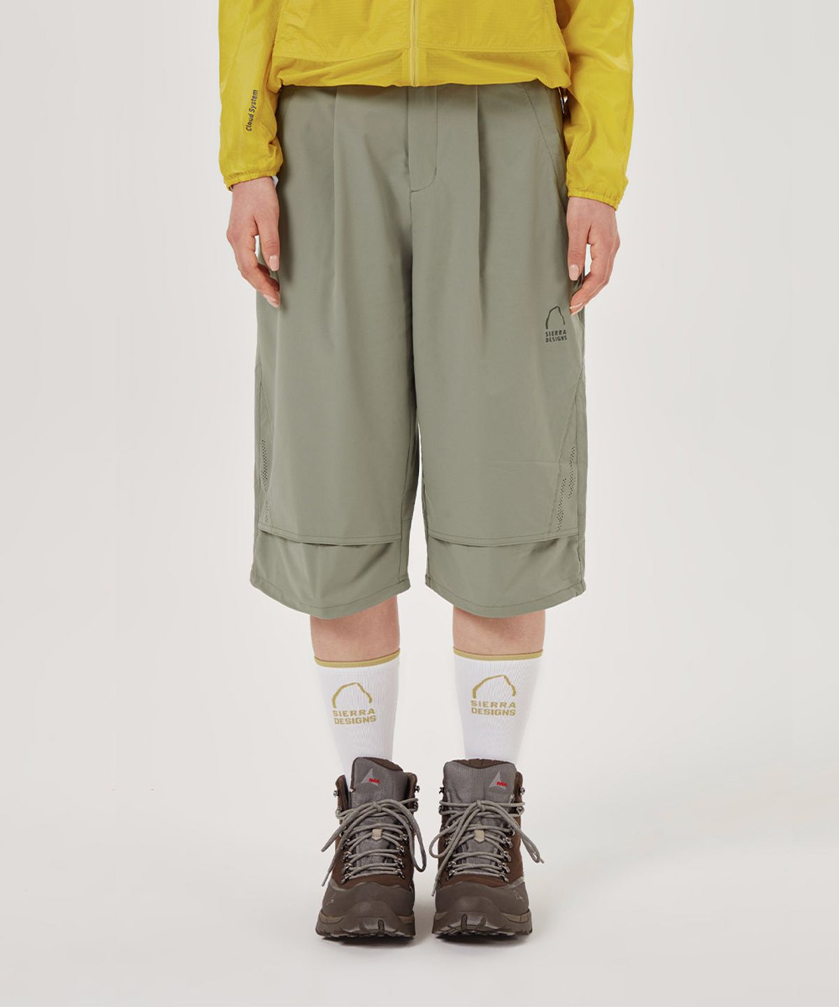 시에라디자인(SIERRA DESIGNS) 키아바(KIAVAH) 라이트 소프트쉘 6부 팬츠 LIGHT BROWN