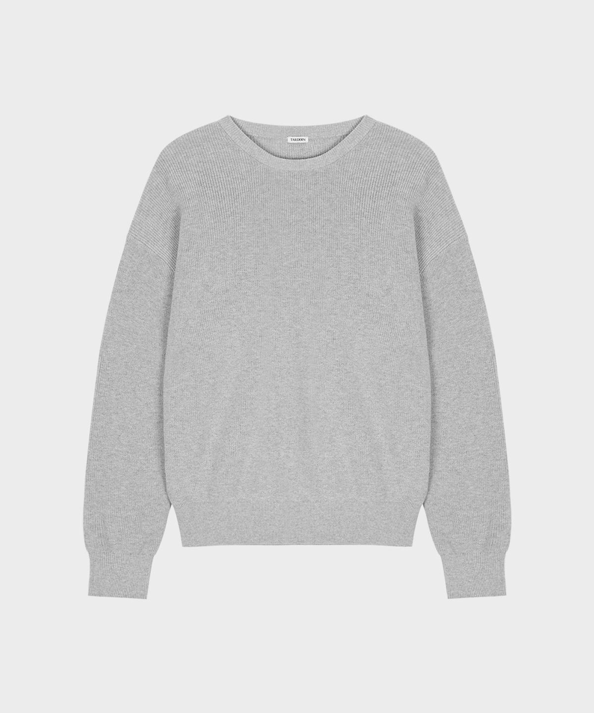 테일던(TAILDERN) Cotton Cashmere Crewneck Sweater Melange