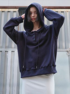 RACHEL SWEAT HOODIE_NAVY