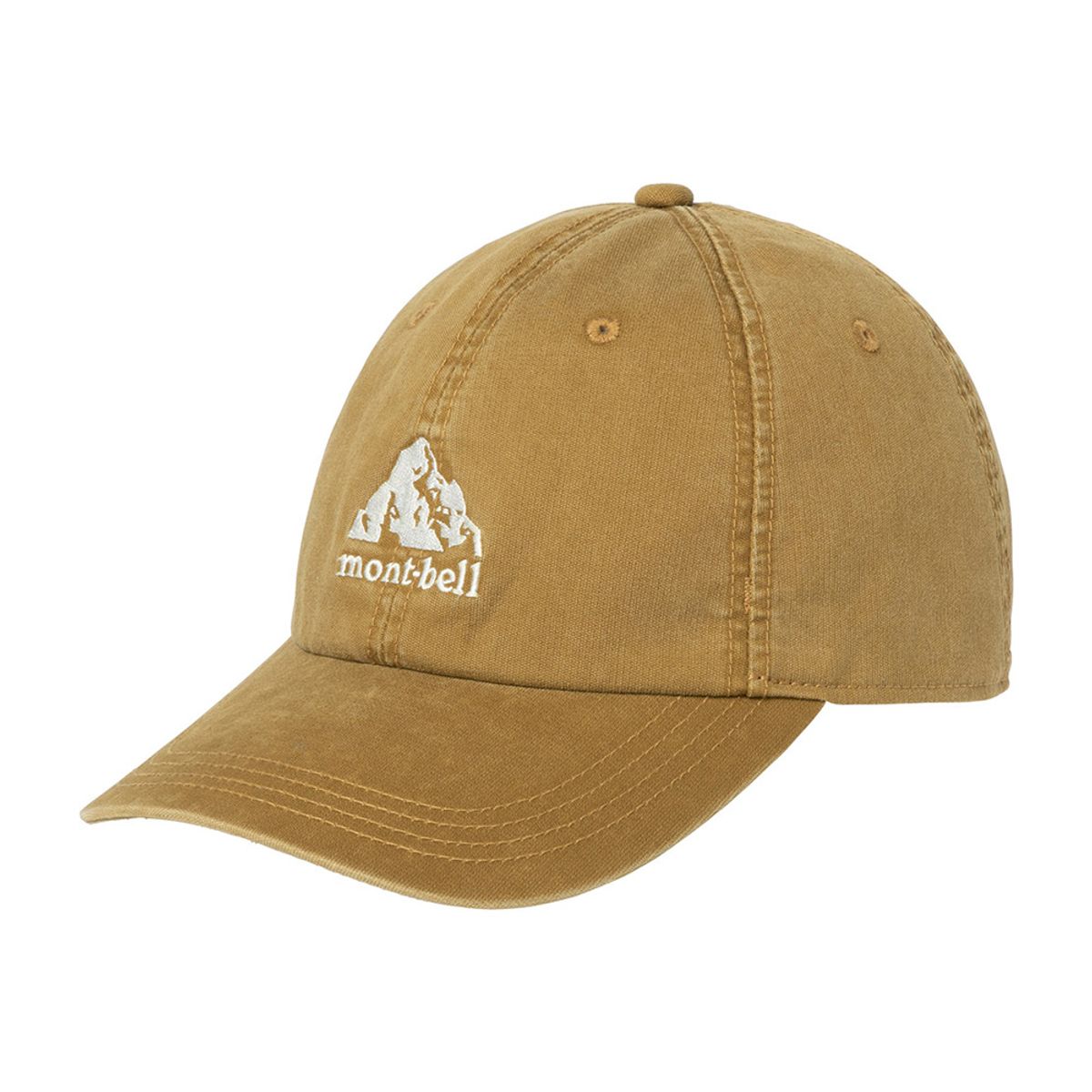 몽벨(MONTBELL) 워시드아웃 코튼 캡 KHAKI JBEJSUCW304