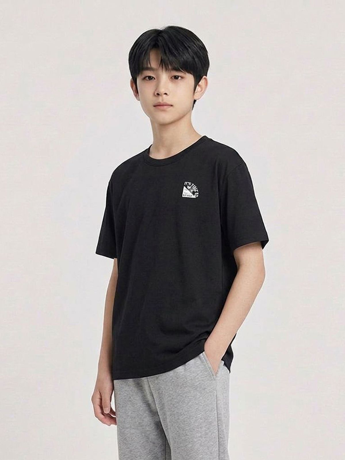 행텐 틴즈(HANGTEN TEENS) 틴즈 미니 베니 반팔 티셔츠_100(14570-031-402-31)