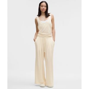 비캄 하이라이즈 플리티드 엑스트라 와이드 레그 팬츠 *아시아 핏